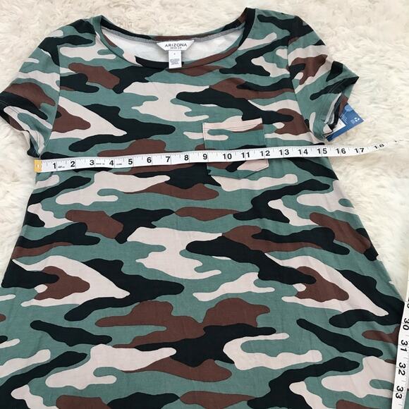 Arizona jean company Camo shift dress size small NWT - Picture 5 of 6